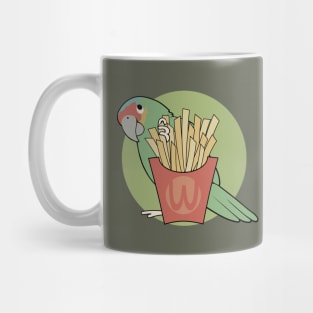 Parrots Love French Fries Mug